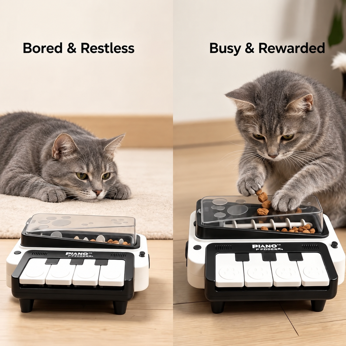 The Piano Pet Feeder