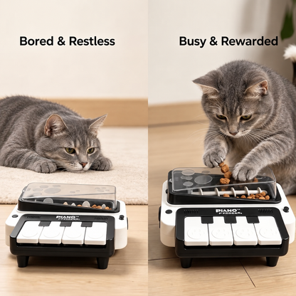 The Piano Pet Feeder