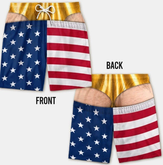 Stars and Cheeks Swim Trunks