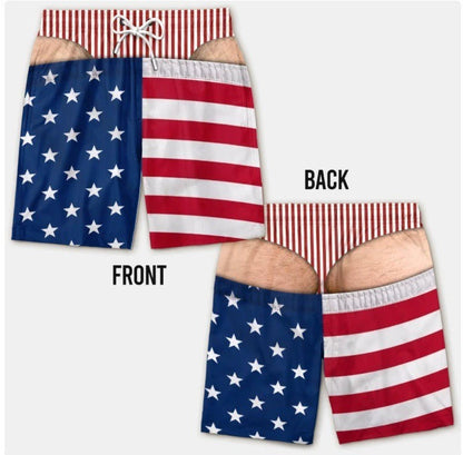 Stars and Cheeks Swim Trunks