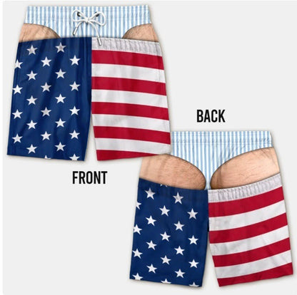 Stars and Cheeks Swim Trunks